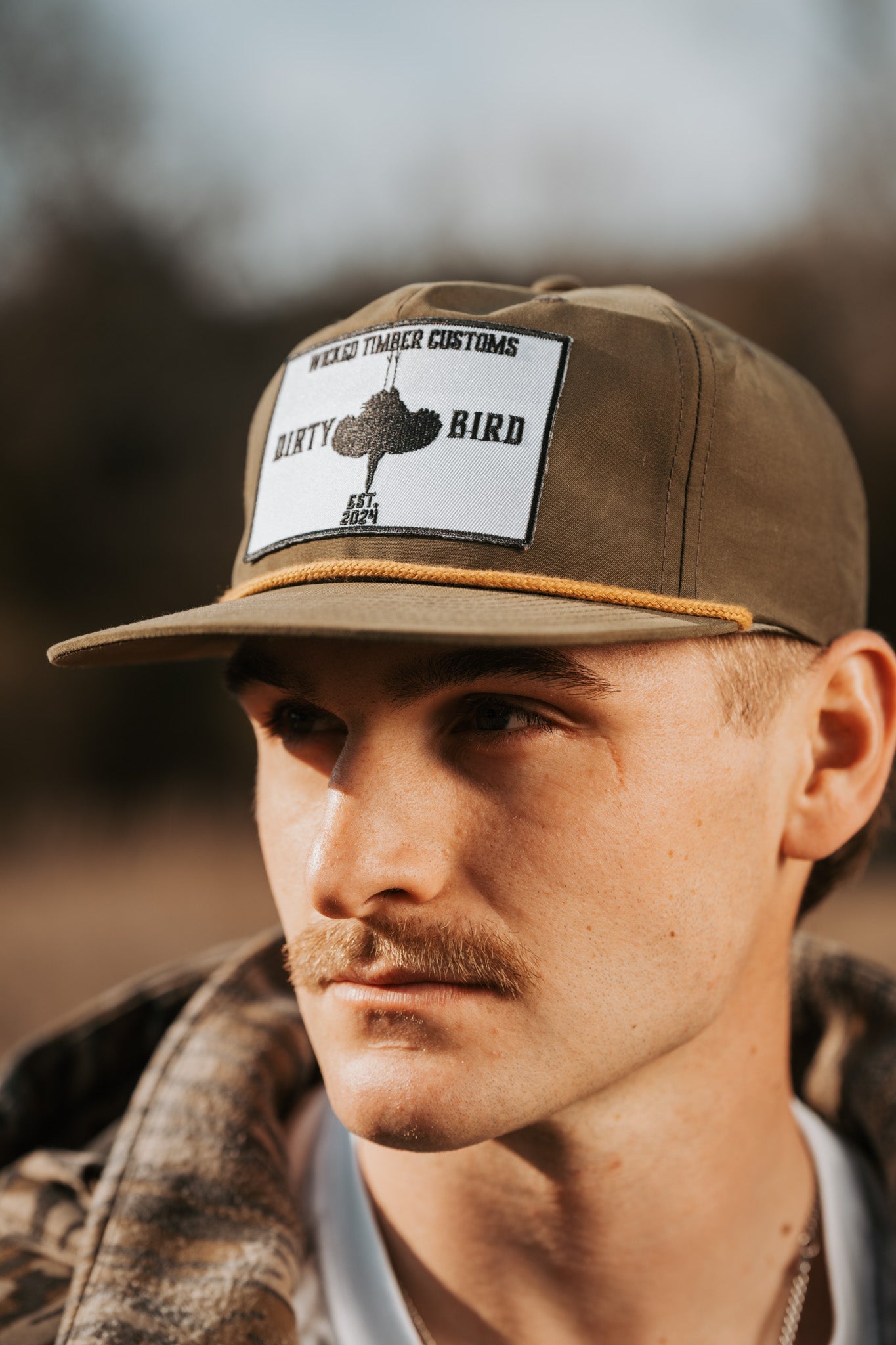 Wicked Timber Dirty Bird Rope Cap (Loden/Gold)