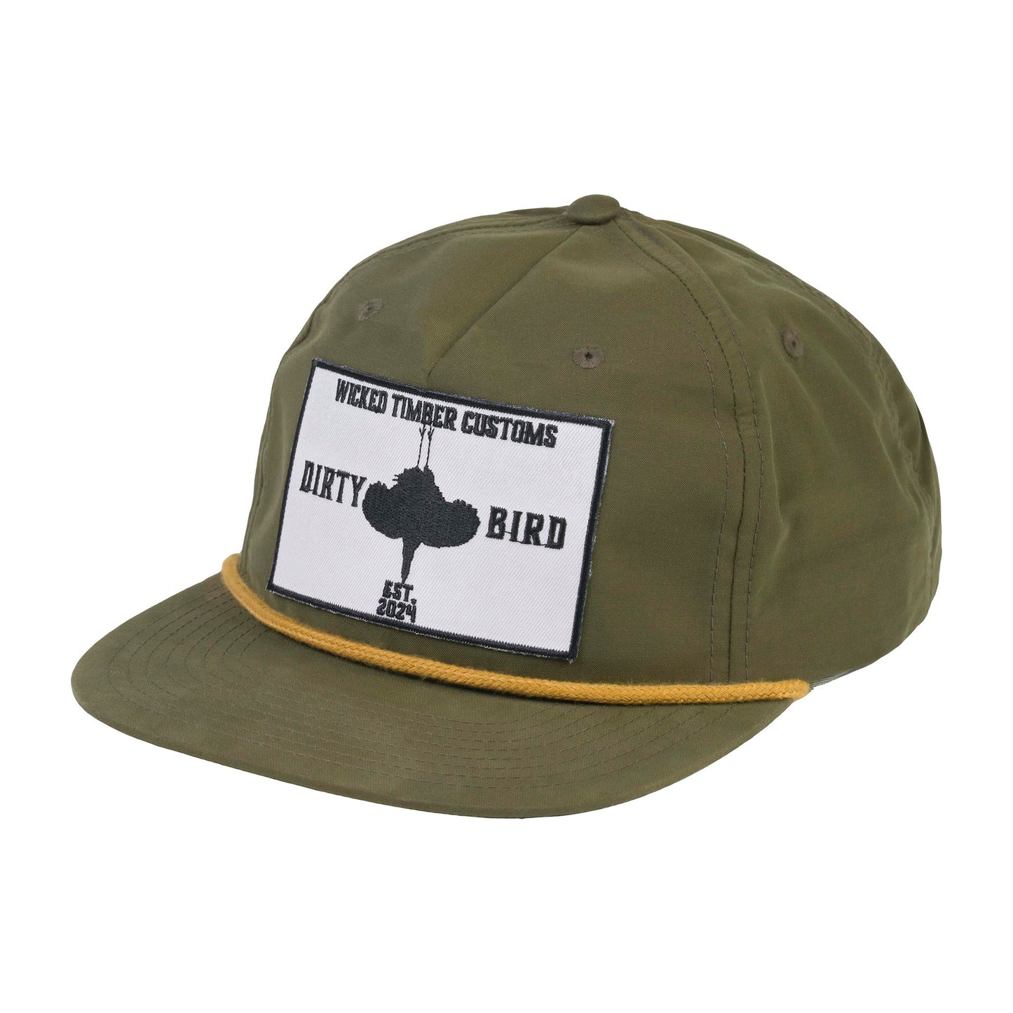 Wicked Timber Dirty Bird Rope Cap (Loden/Gold)