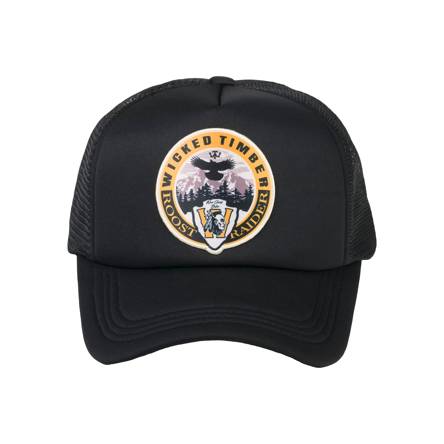 Roost Raider Black Foam Cap