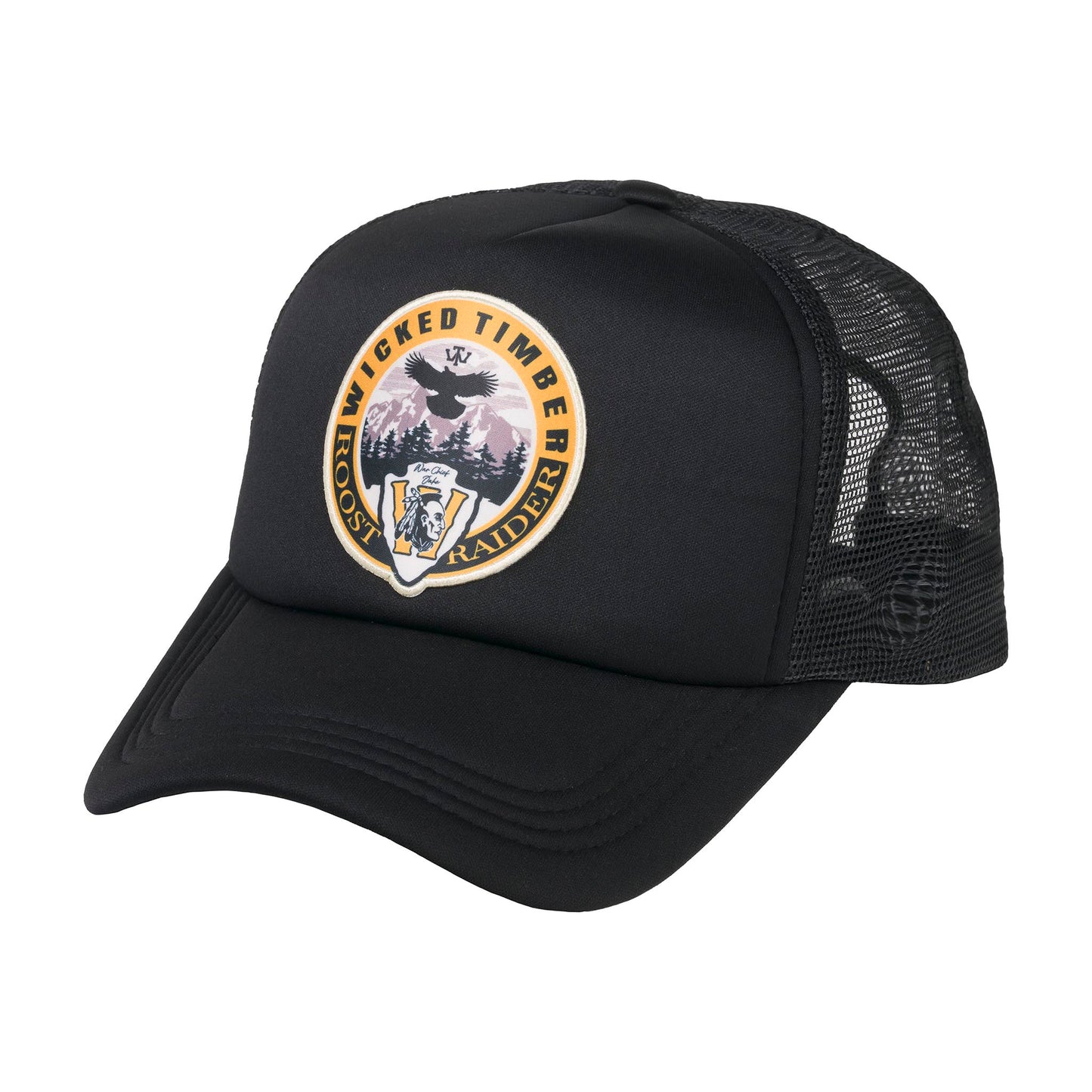 Roost Raider Black Foam Cap