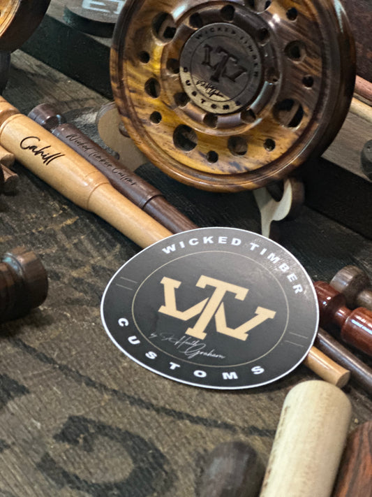 3" Wicked Timber Decal