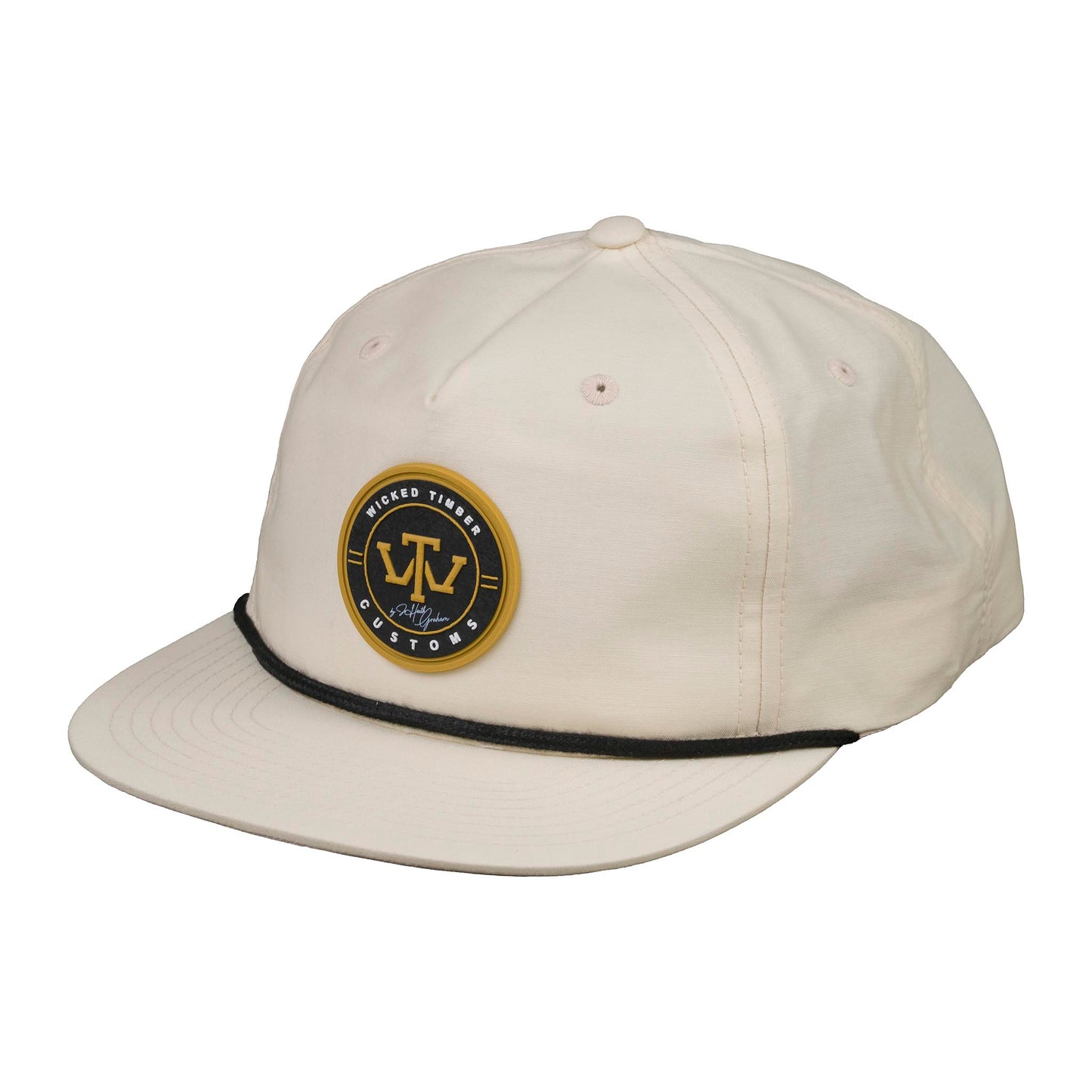 Wicked Timber PVC Rubber Logo Rope Cap
