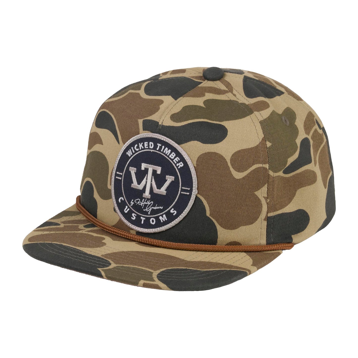 Wicked Timber Unstructured Old School Rope Cap - Khaki