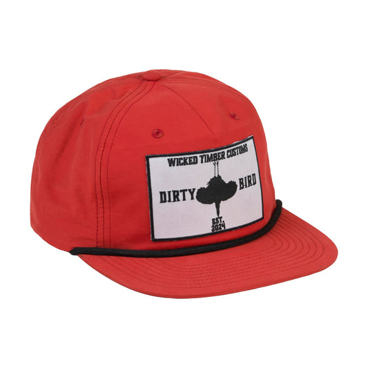 Richardson 256 Grandpa Rope Cap – Dark Orange/Black