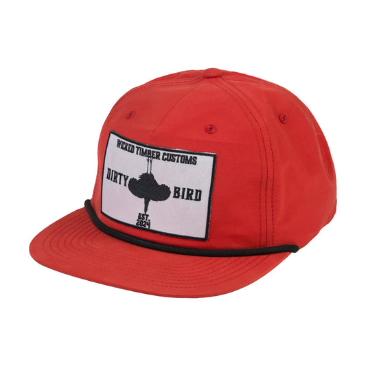 Richardson 256 Grandpa Rope Cap – Dark Orange/Black