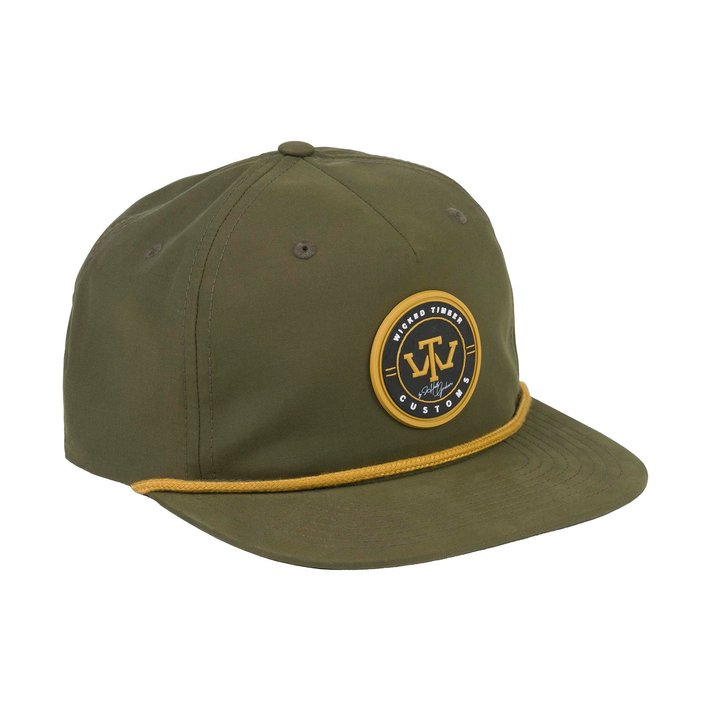 Richardson 256 Grandpa Rope Cap – Loden/Gold