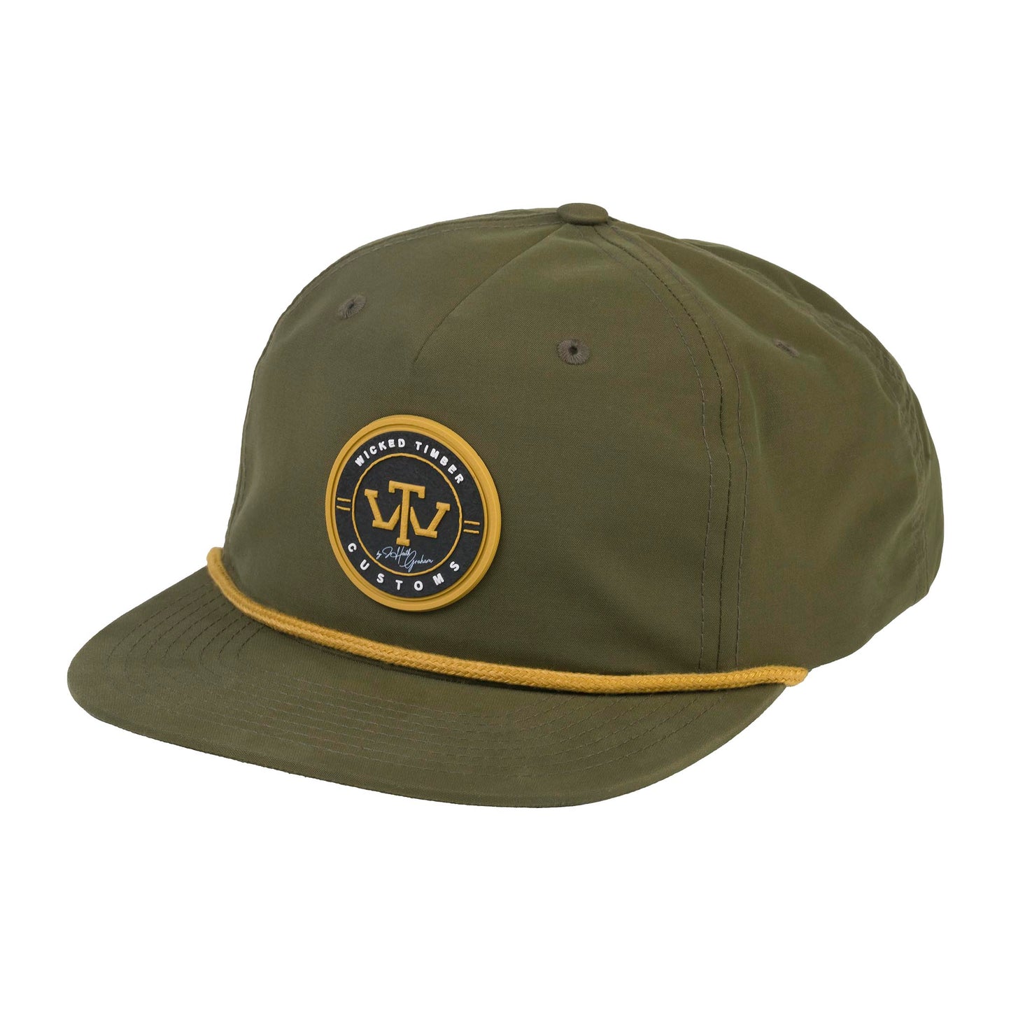 Richardson 256 Grandpa Rope Cap – Loden/Gold