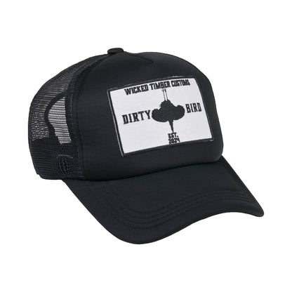 Wicked Timber Black Foam Cap – Dirty Bird Patch