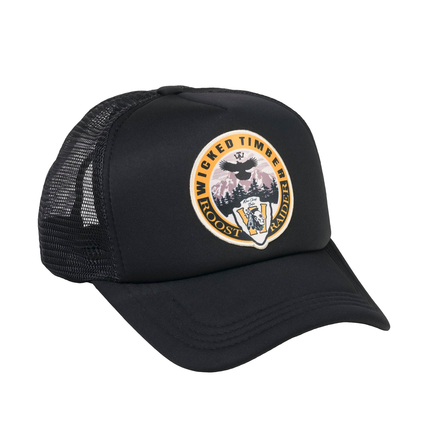 Roost Raider Black Foam Cap